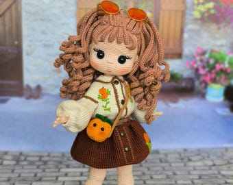 Amigurumi Pattern, Crochet Pattern, Amigurumi Cute Doll