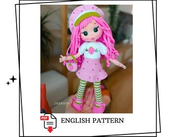 Patrón de muñeca Amigurumi a crochet (PDF)
