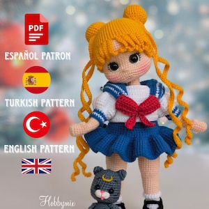 Crochet Doll Pattern, Amigurumi Doll Patterns