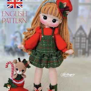 Crochet Doll Pattern PDF-English Pattern