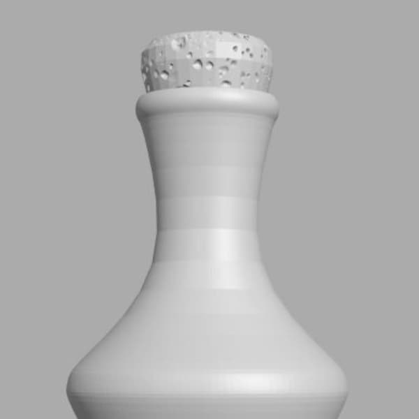 Potion bottle digital file STL for 3d printing DIGITAL FILE