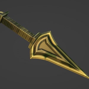 Kunai knife STL for 3d printing DIGITAL FILE