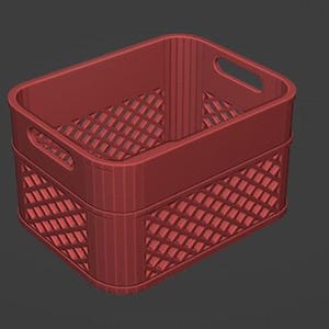 Storage crate STL for 3d printing DIGITAL FILE