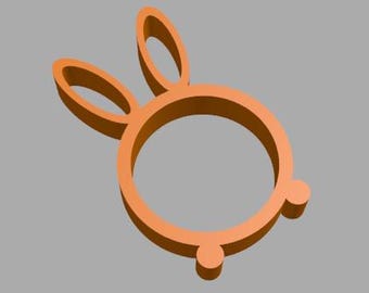 Servilletero de conejito de Pascua STL para impresión 3D ARCHIVO DIGITAL