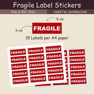 Fragile Label Stickers