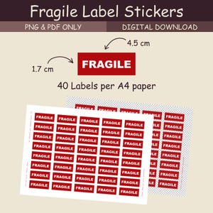 Fragile Label Stickers