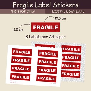 Fragile Label Stickers