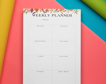 4x Weekly Planner, To-do List 4 Seasons