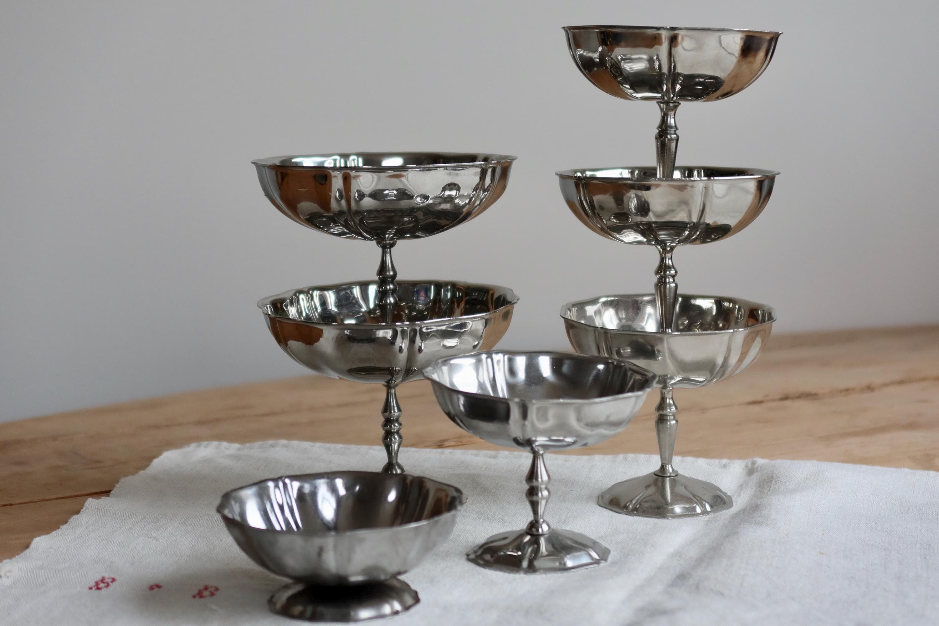 その他 ANTIQUE CANDY TRAY CHROME WARE 9inch Vintage Chrome Metal Plated Tray - Etsy