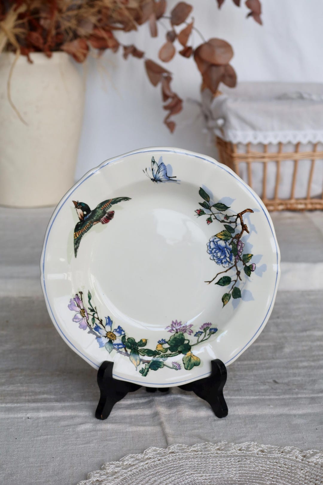 Gien Porcelain Soup Plate From the 