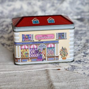 Boite de rangement vintage Quality Street Juin 1987 - Décoration ancienne française - Collection - Cottage core