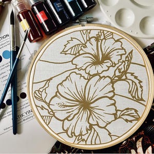 Batik DIY Kit - Hibiscus