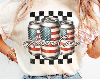Ameri Can PNG, 4th Of July Png, America Png, USA Shirt Design, Patriotic Png, USA flag Png, Sublimation Designs, Independence Day Png