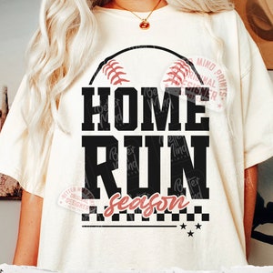 Home Run Season SVG: Baseball Mom Shirt Design (Digital Download)