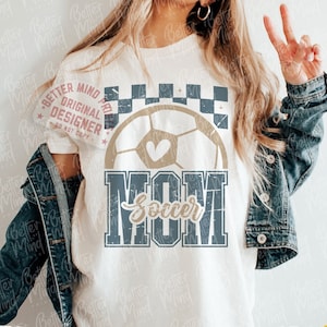 Distressed Soccer Mom SVG: Shirt Design, Sports Cut File (Digital Download)