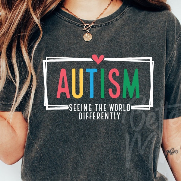 Autism Seeing the World Differently svg, Teacher Svg, Mental Health svg, Autism Quote svg, Be Kind Quote svg, Instant Download, Cricut files