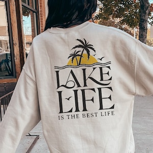 Lake Life SVG: Summer Vacation Quotes, Shirt Design (Digital Download)