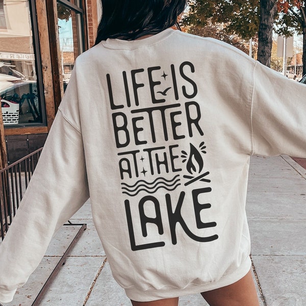 Life is Better at The Lake SVG, Lake Quote Svg, Vacation Svg, Summer Quote svg, png, dxf, eps, Cricut, Silhouette, Instant download