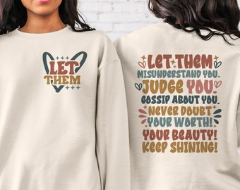 Let Them SVG PNG, Keep Shining Png Svg, Inspirational Svg, Self Worth Svg, Self Love svg design Inspirational Png Svg