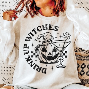 Drink Up Witches SVG PNG, Halloween Party Svg, Halloween Shirt Svg, Pumpkin svg, Witchy Vibes Svg, Halloween Svg, Funny Halloween Svg