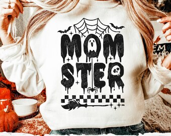 Momster Halloween SVG: Funny Mom Shirt Design (Digital Download)
