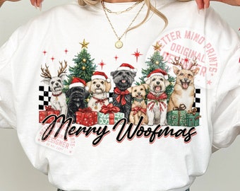 Buon Natale a tutti, PNG, Sublimazione di Natale per cani (download digitale)