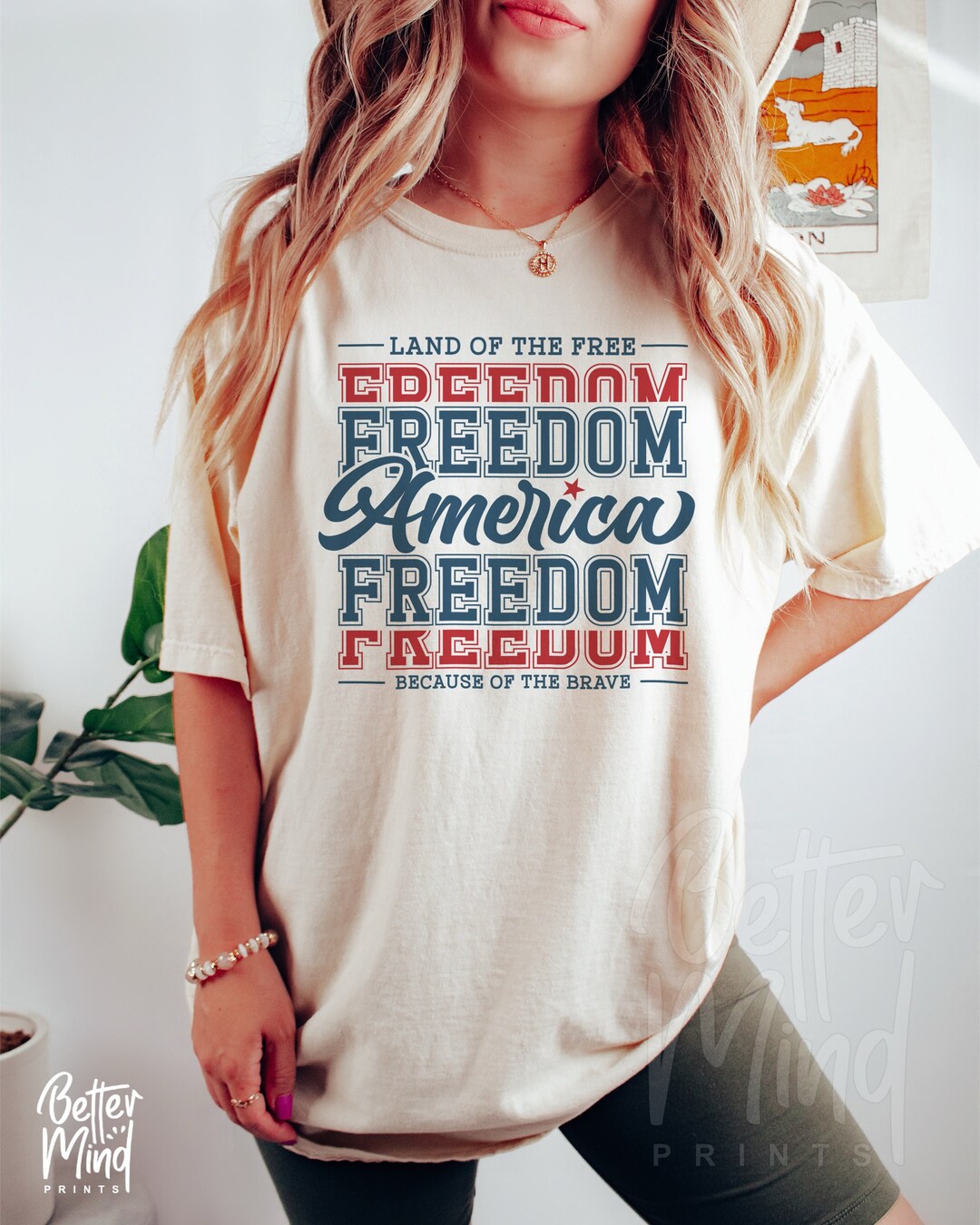 Fourth of July SVG PNG, America Land of the Free Because of the Brave ...