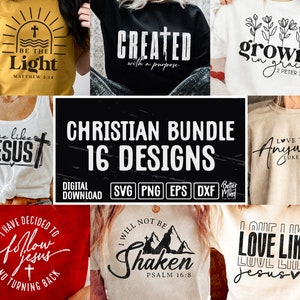 Boho Christian SVG PNG Bundle, Religious SVG, Christian Shirt Svg, Bible Verse Svg, Psalm Svg, Jesus Svg, Faith Svg, God Svg