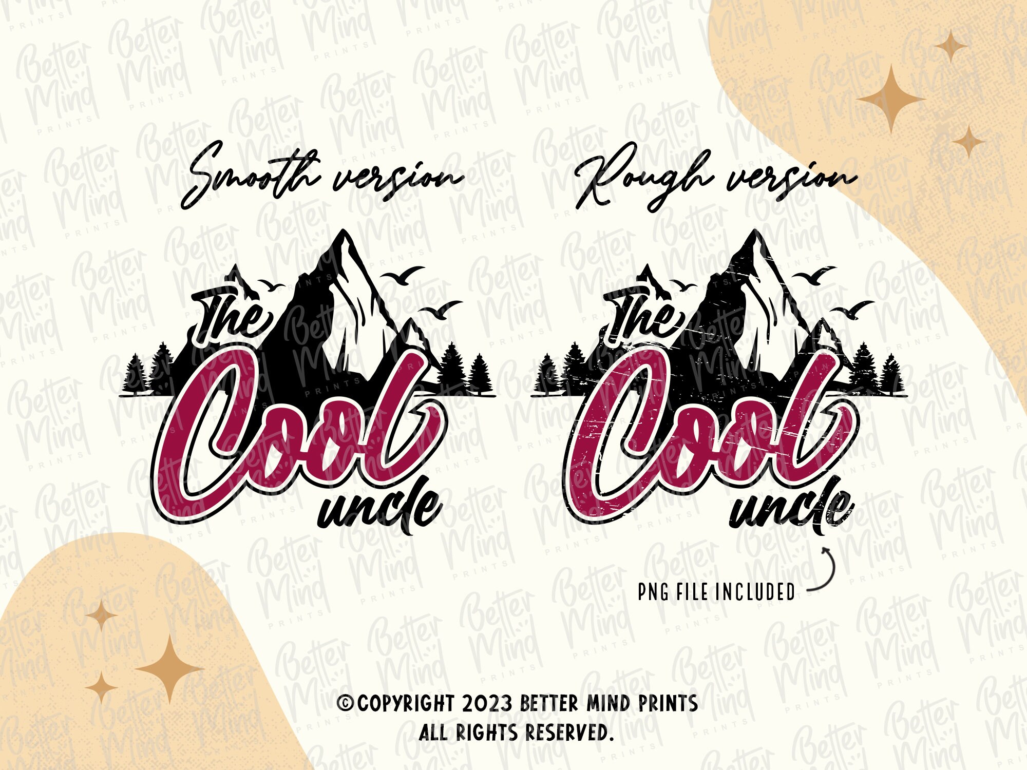 The Cool Uncle SVG PNG Uncle Svg Uncle Png Fathers Day Svg Etsy UK