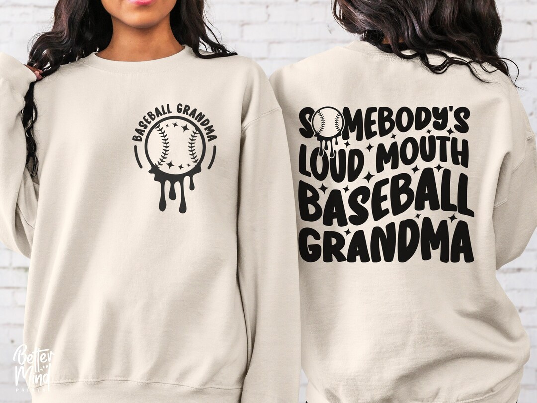 Somebody's Loud Mouth Baseball Grandma SVG, Baseball Grandma Svg, Cheer