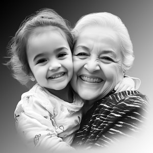 Memorial Portrait, Merge photos, Combine Photos, Add deceased loved one to a photo, Add someone to a photo, Family portrait from photos