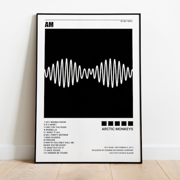 Arctic Monkeys Posters , AM Poster , Album Cover Poster, Print Wall Art, Custom Poster, Home Decor, Arctic Monkeys, AM