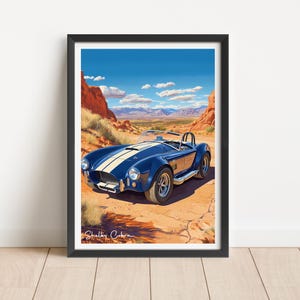 Shelby Poster | Shelby Art Print | Shelby Print Cobra | Shelby Cobra Poster | Car Print | Giclée Print | Automotive Art | Wall Art Print