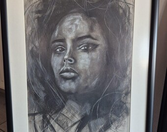 Kobieta - pastel, głębia emocjonalna, oryginalny portret pastelowy