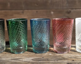 Mermaid Spirits Upcycled Bottle Drinking Glass