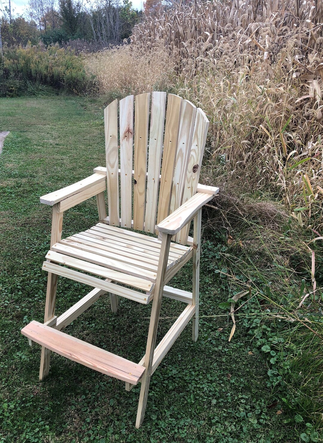 Adirondack Bar Stool Etsy