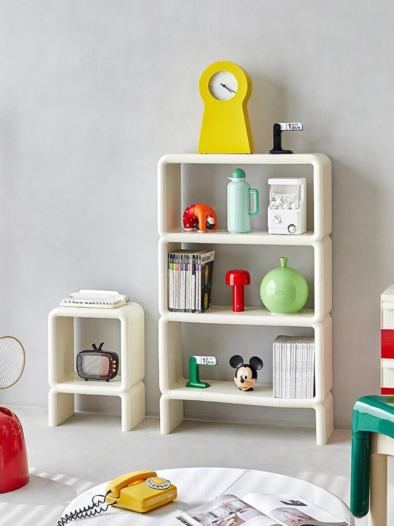 Modular Space Age Post Modern Bookcase Display Shelves ships Etsy