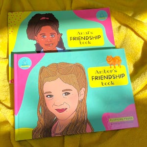 Livre de souvenirs d'amitié personnalisé pour enfants / Livre d'activités d'amitié pour enfants de 5 à 10 ans / Souvenir pour enfants / Cadeau d'amitié