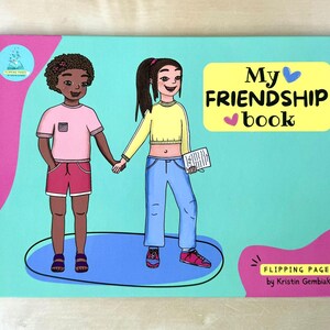 Herinneringsboek vriendschap voor kinderen / Activiteitenboek voor kinderen van 5-10 / Aandenken voor kinderen / Vriendschapscadeau/Activiteitenboek vriendschap