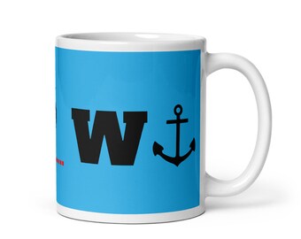 Usted señor profesor…..Taza blanca brillante