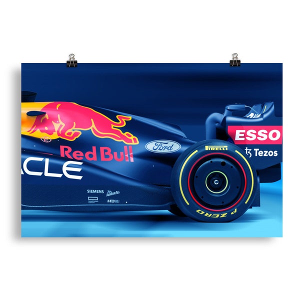 Redbull Ford F1 2025 Livery Poster