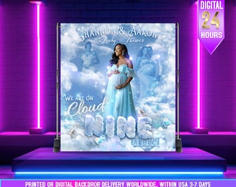 We zijn op Cloud Nine Babyshower | Babyshower met thema Cloud 9 | ON CLOUD NINE Babyshower