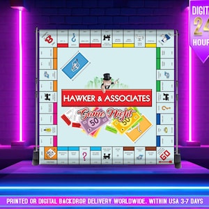 Game Night Backdrop, Brettspiel Backdrop, Kartenspiel Banner, Games House Party, Kasino Custom Backdrop