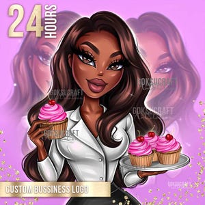 Custom Restaurant Logo Design – Chef, Baker, or Diner Owner Cartoon Avatar | Food Business Branding Illustration