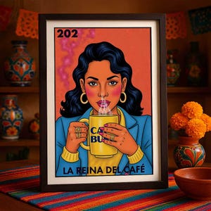 Poster La Reina del Café, impression uniquement