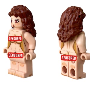 Naked minifigures with breasts - breasts - gift for men - toys for adults - not suitable for young people