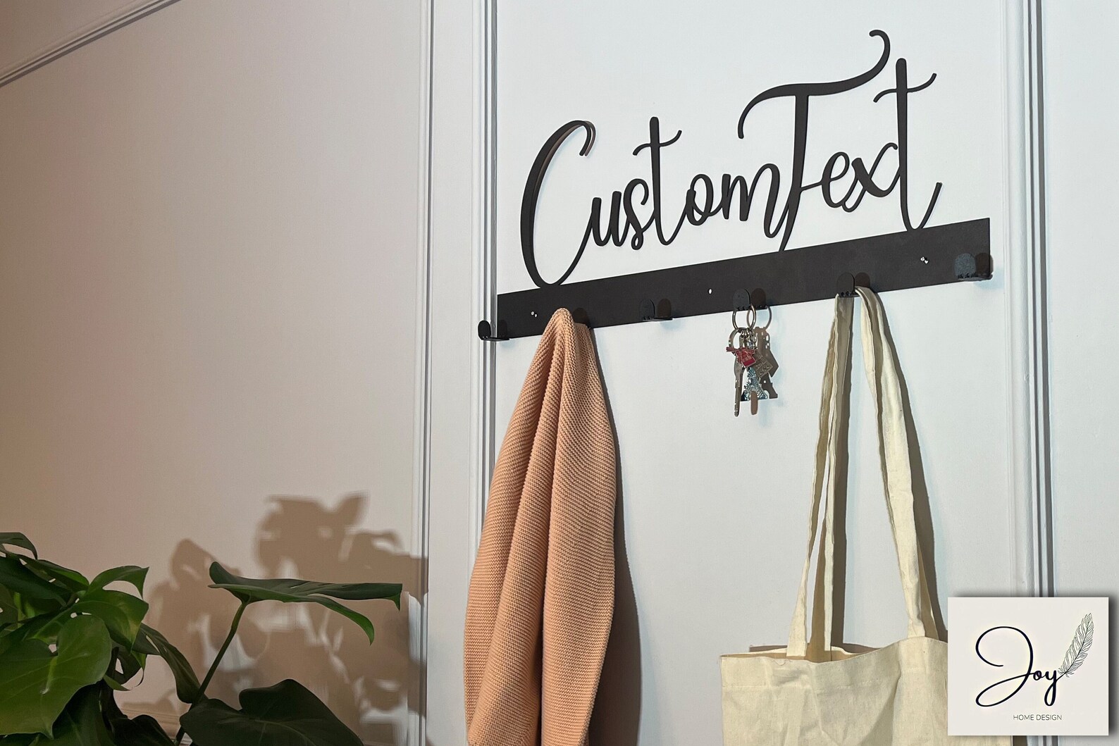 Personalized Metal Wall Coat Rack Coat Rack, Coat Hook, Towel Rack ...