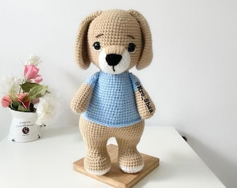 Puppy crochet pattern, Dog crochet pattern, Crochet dog, crochet puppy, Dog Amigurumi Pattern (English/Spanish)