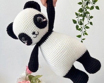 Panda Crochet Pattern, Panda Amigurumi, Panda crochet, Patron Panda Crochet (English, Spanish)