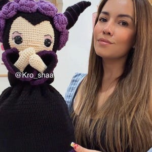 Maleficent Magic Bouquet Digital Pattern 45 cm (Spanish)